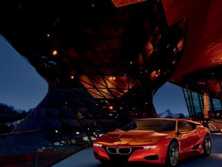 обои BMW M1 Hommage Concept 2008 вид в полете скорости фото