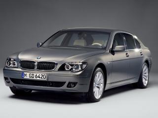 обои BMW_760iL вид с плана фото