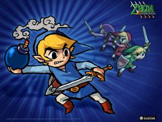 обои для рабочего стола: Legend of Zelda Four Swords Adventures