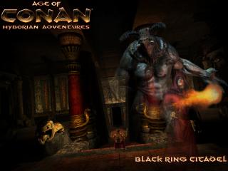 обои Games Age of Conan Black ring citadel фото