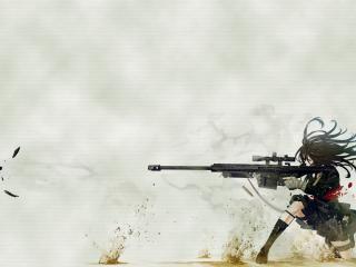 обои Снайпер аниме оружие фото