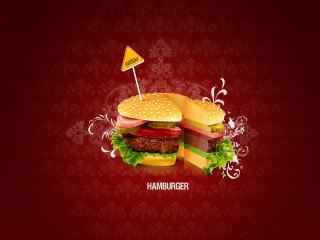 обои Абстракция гамбургер фото