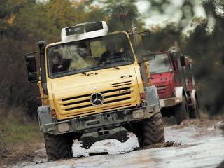 обои для рабочего стола: Mercedes-Benz Unimog