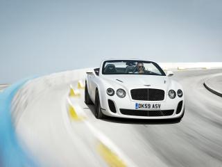 обои Bentley Continental Supersports Convertible в пути фото