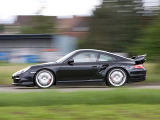 обои Porsche 911 sportec вид авто сбоку фото