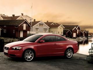 обои Volvo C70 вид авто с другого положения камеры фото