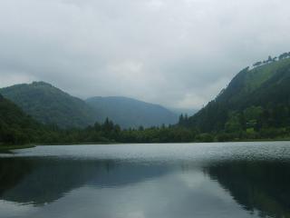 обои озеро и горы фото