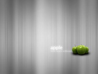 обои Apple светло-серый фон фото