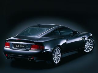 обои Aston martin vanquish v12 black фото
