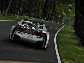 обои BMW EfficientDynamics Concept rear view фото