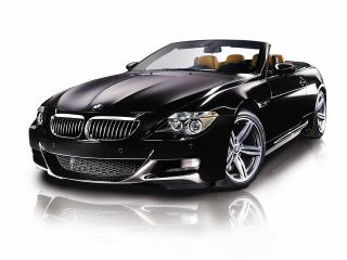 обои BmW 6cabrio на белом фоне фото