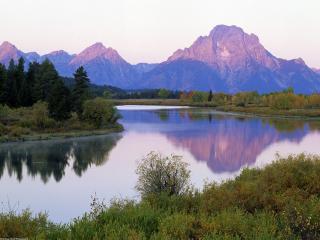 обои для рабочего стола: Oxbow Grand Teton National