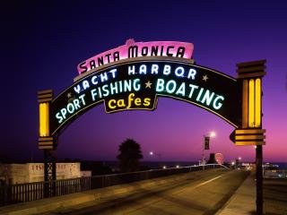 обои Santa Monica Pier,   Santa Monica,   California фото
