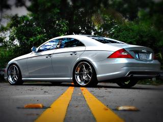 обои для рабочего стола: Mercedes CLS Rear