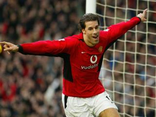 обои для рабочего стола: Man Utd Van Nistelrooy