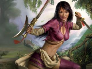 обои для рабочего стола: Female Ninjia