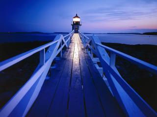 обои Marshall Point Light,   Port Clyde,   Maine фото
