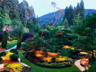 обои для рабочего стола: Butchart Garden