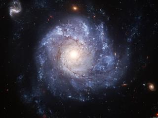 обои Спиралеобразная галактика фото