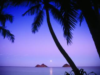 обои Mokulua Islands,   Lanikai Beach,   Oahu,   Hawaii фото