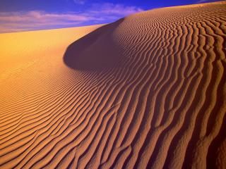 обои Gypsum Sand Dunes in Evening Light,   New Mexico фото