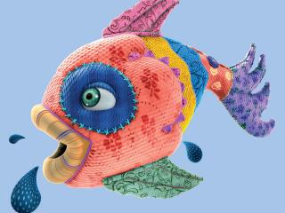 обои 3d-графика Рыбка фото