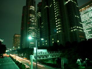 обои Токио ночью фото