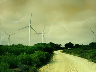 обои Wind Turbines фото