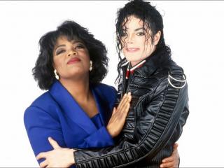 обои Michael Jackson with Opra фото