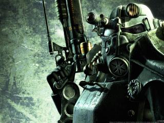 обои Fallout 3 Паладин из братсва стали фото