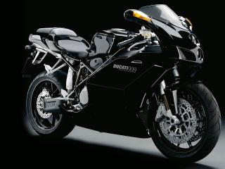 обои Чёрный Ducati 999 фото