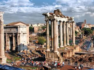 обои Италия  Развалины старого Рима фото