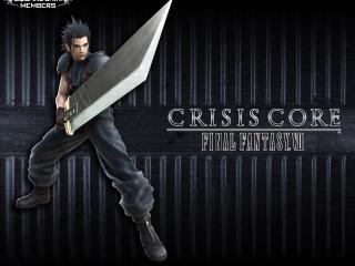 обои FF VII Crisis Core - парень с большим мечом фото