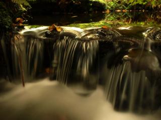 обои Осенний водопад фото