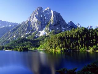 обои Озеро и горы фото