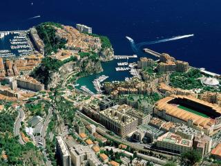 обои Aerial View Monaco фото