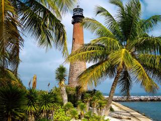 обои Cape Florida Lighthouse,  Key Biscayne,  Florida фото