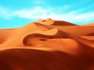обои Зигзагообразные песчаные дюны фото