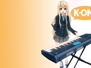 обои K-On! - Tsumugi Keyboard фото