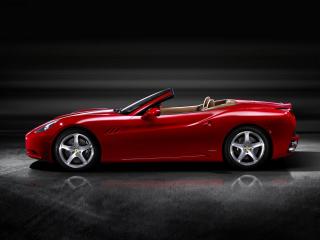 обои Ferrari красный кабриолет фото