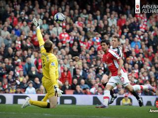 обои для рабочего стола: Arsenal 4-0 Fulhаm