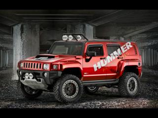 обои 2007 Hummer H3R Off Road Front And Side фото