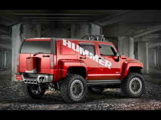 обои 2007 Hummer H3R Off Road Rear And Side фото
