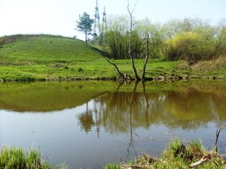 обои Природный весенний пруд фото