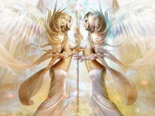 обои Битва очаровательных ангелов фото