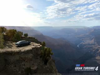 обои Gran Turismo 4 Автомобиль на краю света фото