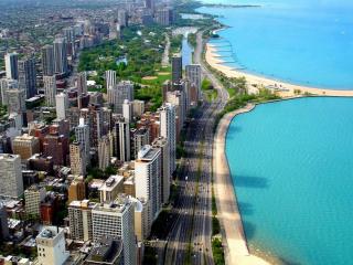 обои Cities Chicago побережье фото