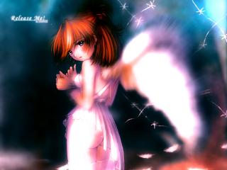 обои Evangelion - Soryu Asuka angel фото