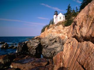 обои Bass Harbor Head Lighthouse,   Acadia National Park,   Maine фото