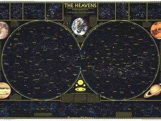 обои Space The heavens   Карта звездного неба фото
